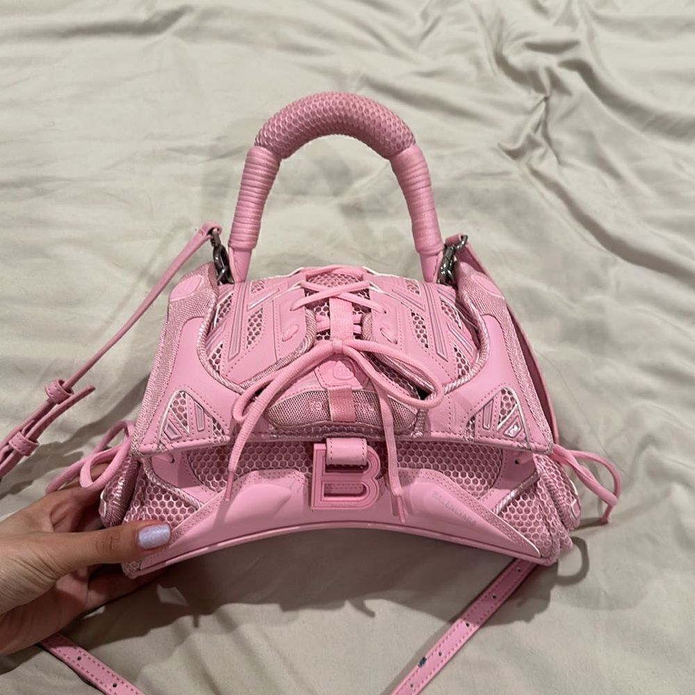 Pink Balenciaga sneaker handbag RARE